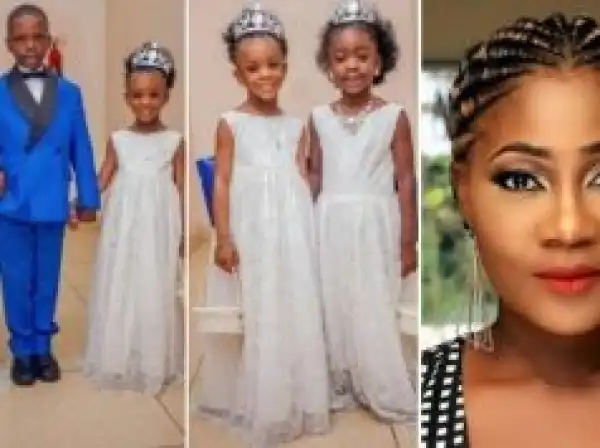 Mercy Johnson Shares Photos Of Purity As A Little Bride At Her Uncle’s Wedding
